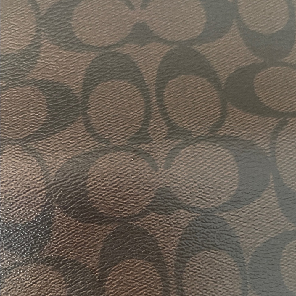Coach Dark Brown checkbook - Picture 3 of 3